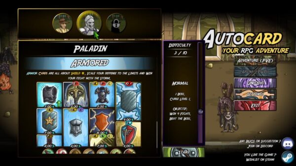 Autocard: Your RPG Adventure screenshot