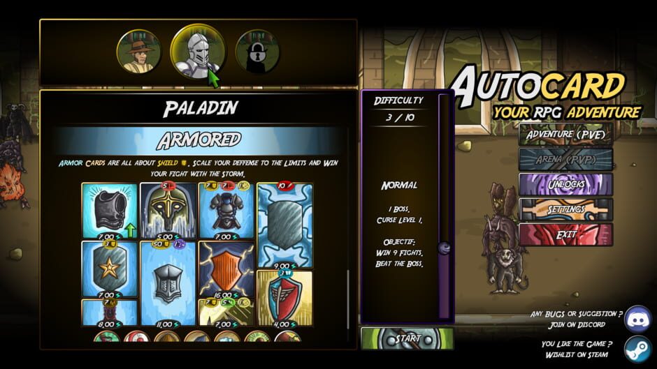 Autocard: Your RPG Adventure screenshot