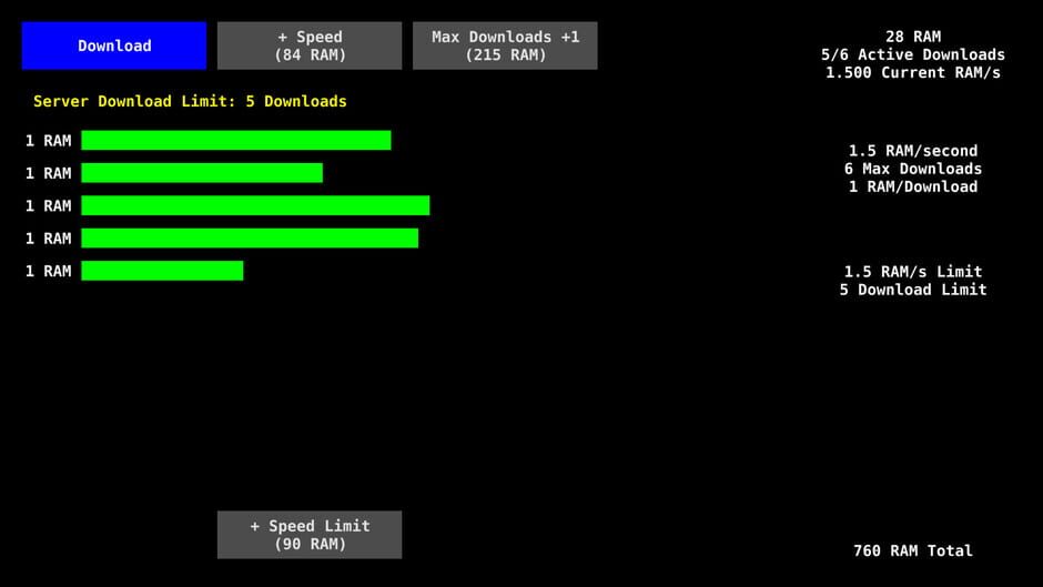 RAM Downloader screenshot