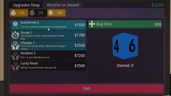 Dice Roller Incremental screenshot