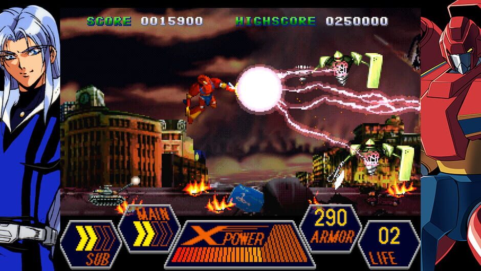 70s-style Robot Anime Geppy-X screenshot