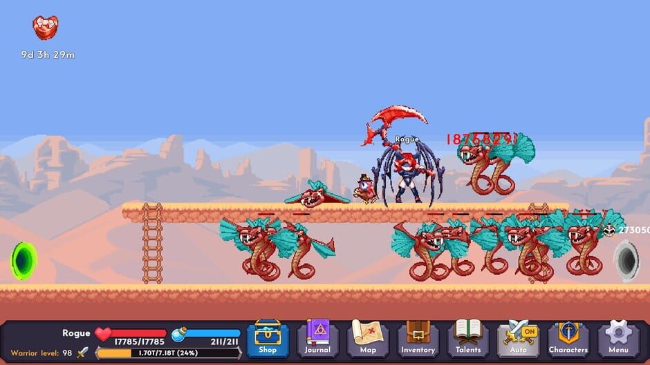 Evitania Online screenshot