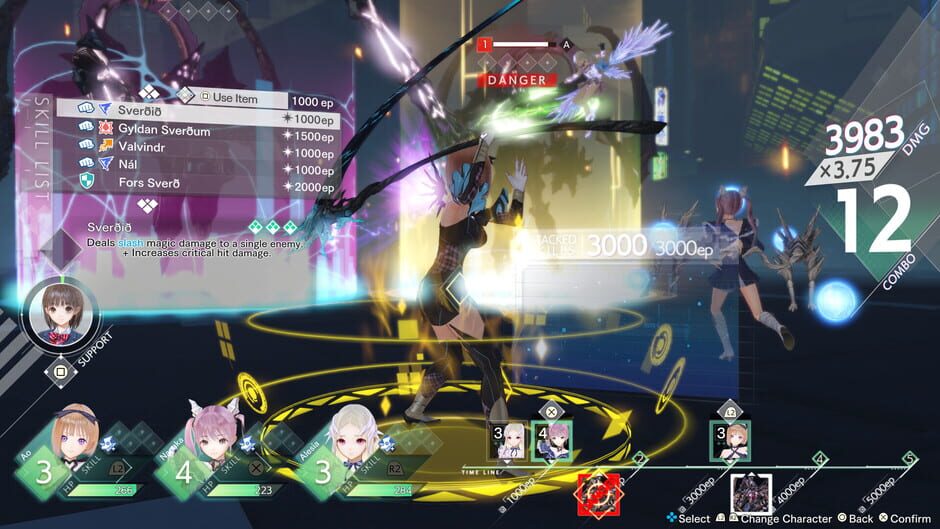 Blue Reflection Quartet screenshot