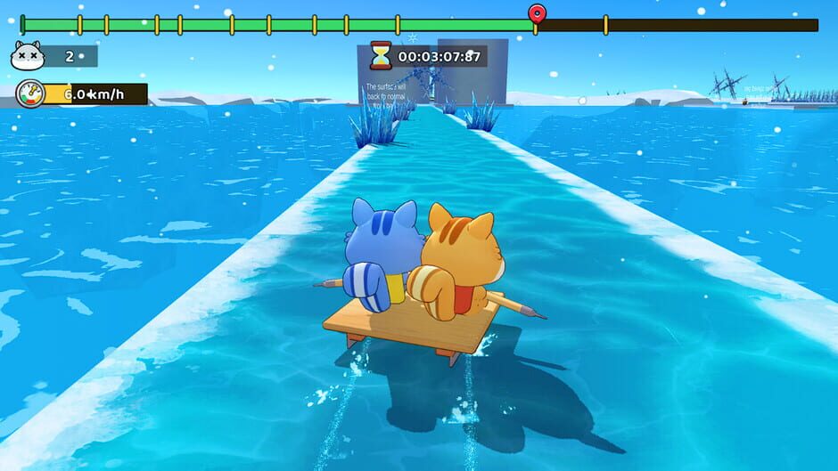 Skidddddd: Tori&rsquo;s Frozen Racing screenshot
