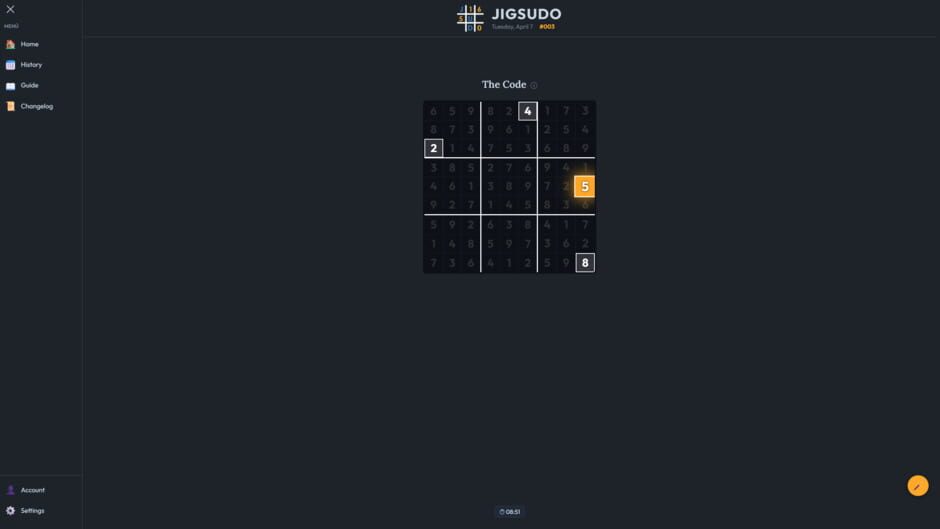 Jigsudo screenshot