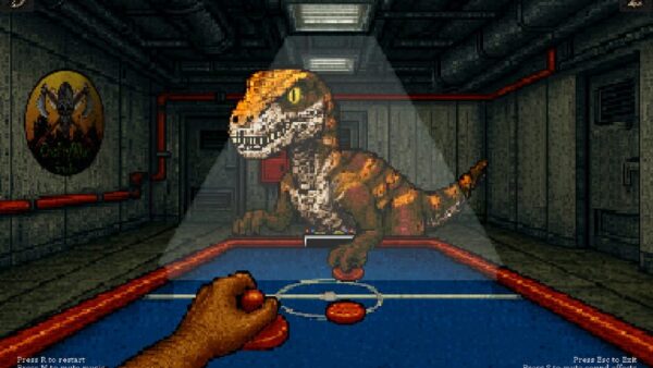 Dinosaur Air Hockey screenshot