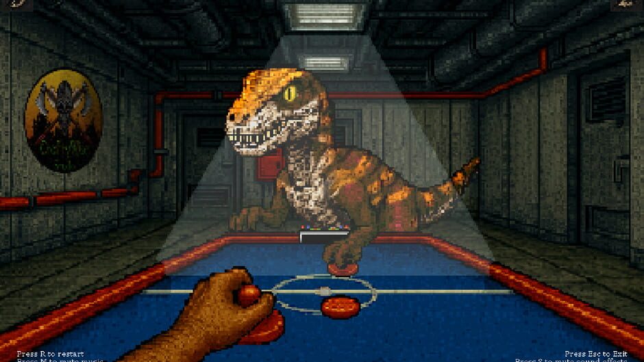 Dinosaur Air Hockey screenshot