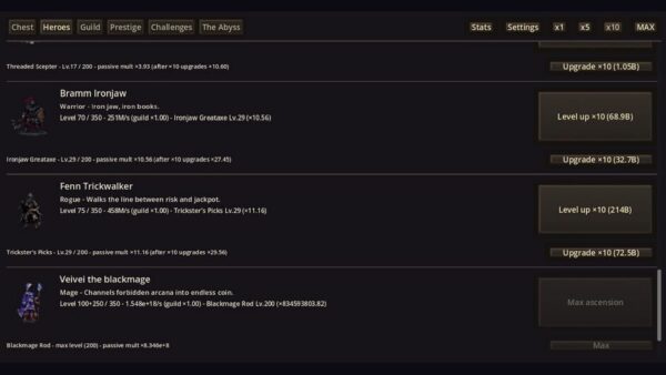 Treasure Clicker screenshot