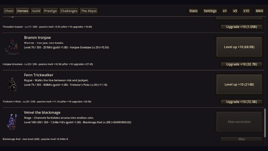 Treasure Clicker screenshot