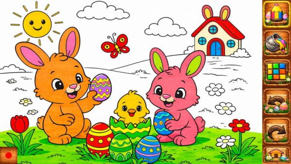 Easter Coloring Book for Kids & Toddlers screenshot