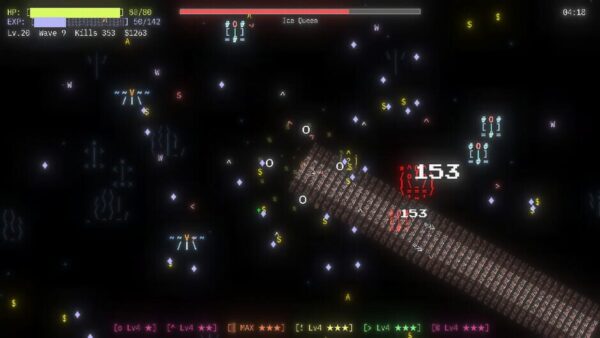 ASCII Survivors screenshot