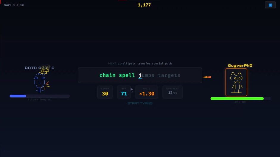 Typers Combat screenshot