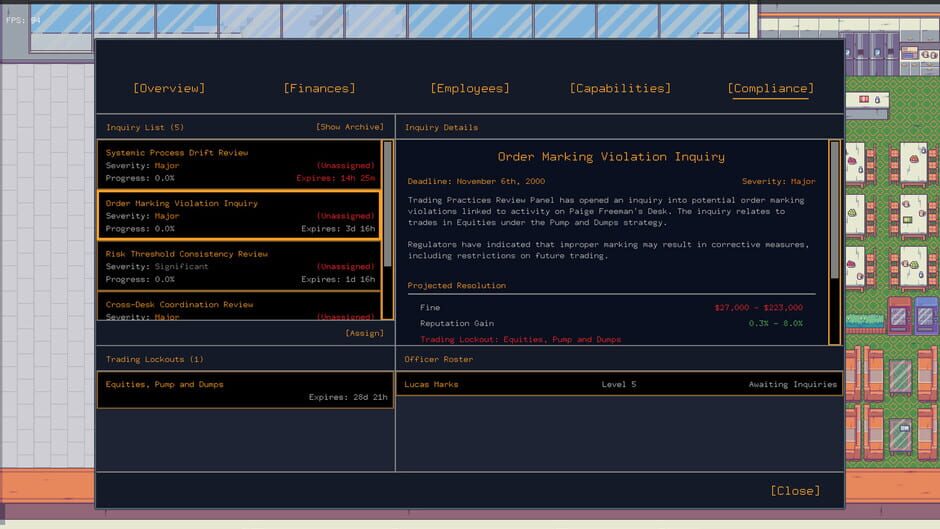 Market Hours screenshot