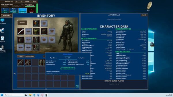 Marine.exe: Desktop RPG screenshot