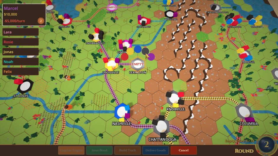 Rails & Rivals screenshot