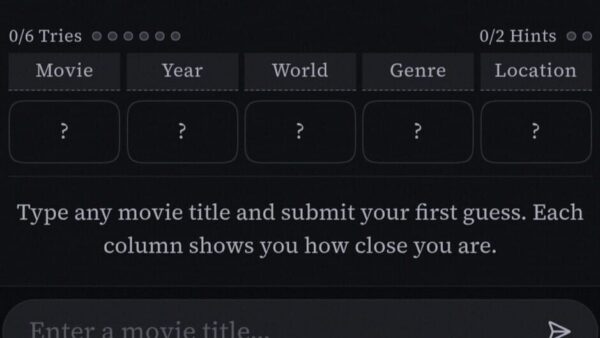 Moviedle screenshot