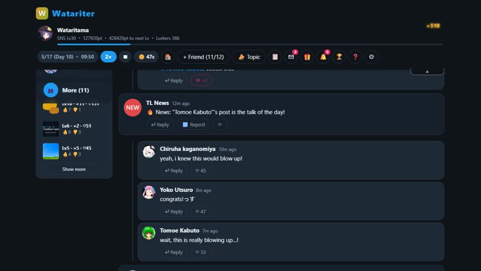TimelineTown screenshot
