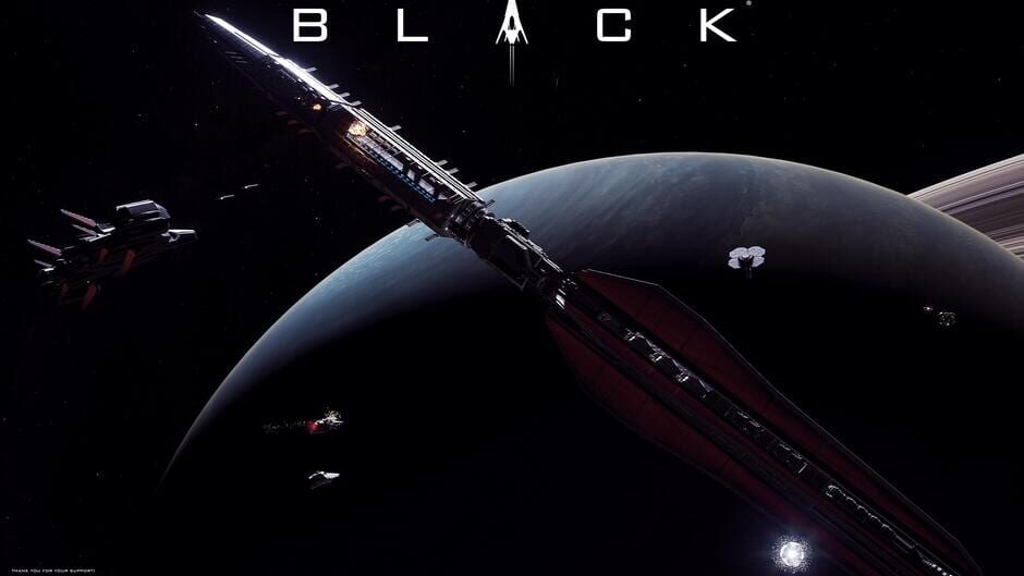 In the Black screenshot