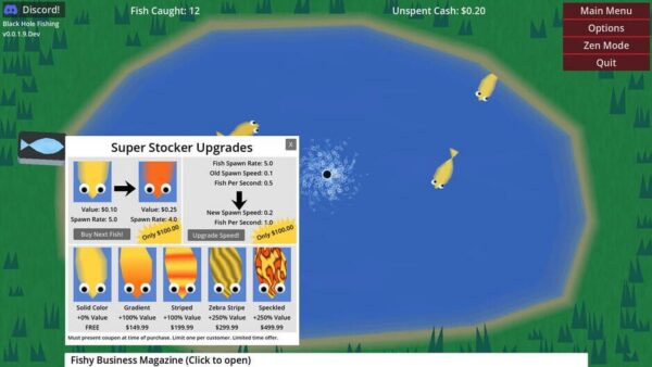Black Hole Fishing screenshot
