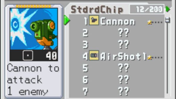 Mega Man Battle Network 3 Blue screenshot